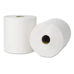 Tork 218004 7.88 In. X 800 Ft. Hardwound Roll Towels - Natural White (6-Piece/Carton)