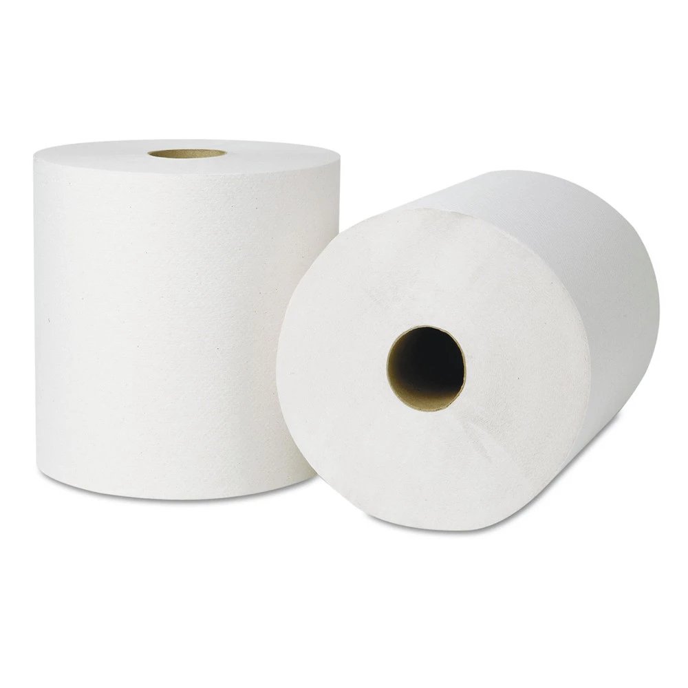 Tork 218004 7.88 In. X 800 Ft. Hardwound Roll Towels - Natural White (6-Piece/Carton)