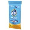 Pledge 319249 Multi-Surface Cloth Cleaner 7 In. X 10 In. Wet Wipes - Fresh Citrus (25-Piece/Pack)