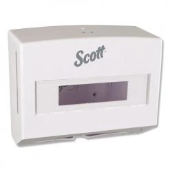 Scott KCC 09214 Scottfold 10.75 In. X 4.75 In. X 9 In. Folded Towel Dispenser - White (1/Carton)