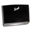 Scott 09215 Scottfold 10.75 In. X 4.75 In. X 9 In. Folded Towel Dispenser - Black (1/Carton)