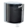 Scott 09989 10.3 In. X 9.3 In. X 11.9 In. Roll Control Center Pull Towel Dispenser - Smoke/Gray