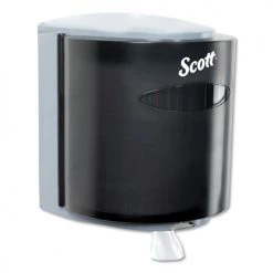 Scott 09989 10.3 In. X 9.3 In. X 11.9 In. Roll Control Center Pull Towel Dispenser - Smoke/Gray