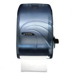 San Jamar T1190TBL Lever Oceans Theme 12.94 In. X 9.25 In. X 16.5 In. Towel Roll Dispenser - Artic Blue