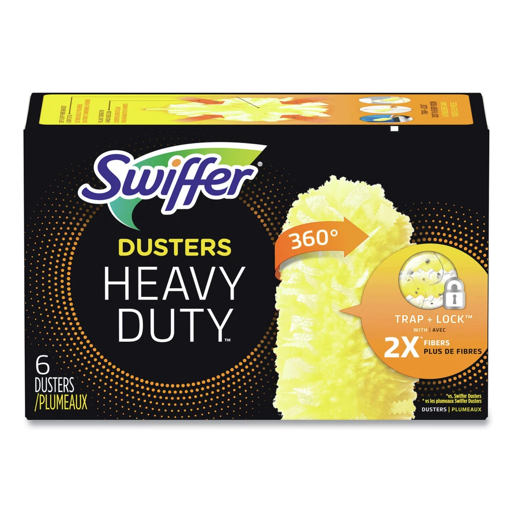Swiffer 21620BX Dust Lock Fiber, Heavy Duty Dusters Refill (6/Box) - Image 2