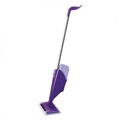 Swiffer 92811KT WetJet 11 In. X 5 In. Cloth Head, 46 In. Aluminum/Plastic Handle Mop Kit - White/Purple/Silver