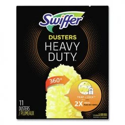 Swiffer 99035 Heavy Duty Dust Lock Fiber 2 In. X 6 In. Dusters - Yellow (33/Carton)