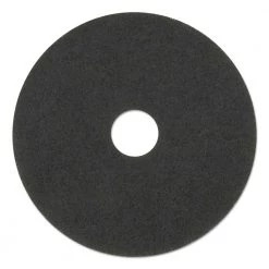 3M 7200 17 In. Dia. 7200 Low-Speed Stripper Floor Pad - Black (5/Carton)