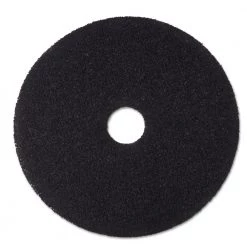 3M 7200 20 In. Low-Speed Stripper Floor Pads - Black (5-Piece/Carton)