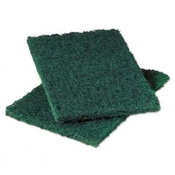 Scotch-Brite PROFESSIONAL 86 Commercial 6 In. X 9 In. Heavy Duty Scouring Pads - Green (12-Piece/Pack 3-Pack/Carton)