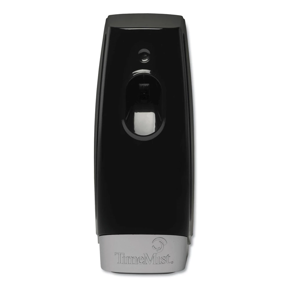 TimeMist 1047811 Settings 3.4 In. X 3.4 In. X 8.25 In. Cordless Metered Air Freshener Dispenser - Black