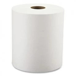 Windsoft WIN109 1-Ply 8 In. X 350 Ft. Hardwound Paper Towel Rolls - White (12 Rolls/Carton)