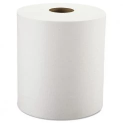 Windsoft WIN12906 8 In. X 800 Ft. Hardwound Roll Towels - White (6 Rolls/Carton)