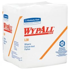 WypAll 5812 12-1/2 In. X 12 In. 1/4 Fold L30 Towels (12 Polypacks/Carton, 90 Sheets/Polypack)