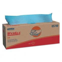 WypAll KCC 05740 L40 Pop-Up Box 9.8 In. X 16.4 In. Towels - Blue (9 Boxes/Carton, 100/Box)