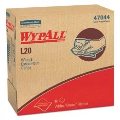 WypAll 47044 9-1/10 In. X 16-4/5 In., Pop-Up Box, 4-Ply L20 Towels - White (10 Boxes/Carton, 88 Towels/Box)