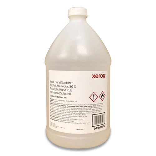 Xerox 008R08112 1 Gallon Bottle With Pump Liquid Hand Sanitizer - Clear, Unscented (4/Carton) - Image 3